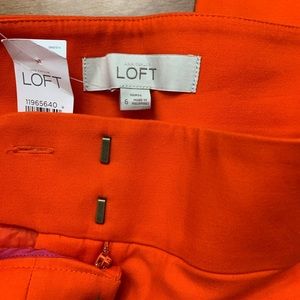 Loft Cropped Work Pants